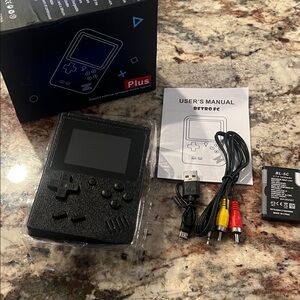 Black Handheld Game Console